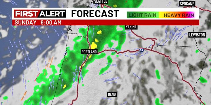 First Alert: Timing out Sunday’s showers