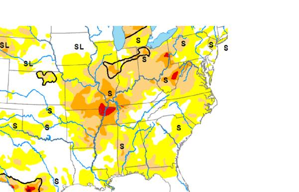 Portions of quad state now under extreme drought
