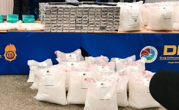 DEA da golpe al Cártel de Sinaloa con más de 600 detenidos y toneladas de drogas incautada