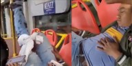 En video: hombre fue apuñalado durante un intento de robo en la estación de TransMilenio Bosa Porvenir