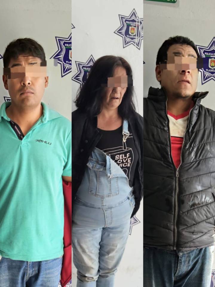 Intento de asalto a transporte público termina con tres detenidos en Tlaxcala