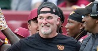 Commanders coach Dan Quinn gets his nose bloodied in sideline collision