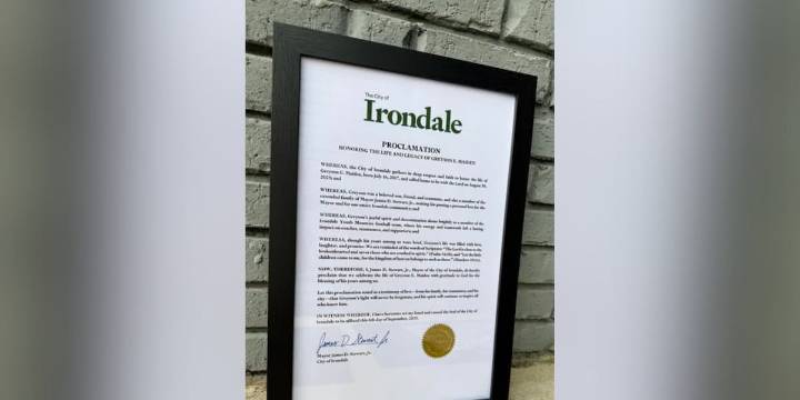 ‘A testimony of love’: Irondale mayor issues proclamation to honor 8