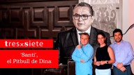 TresxSiete: ‘Santi’ el pitbull de Dina