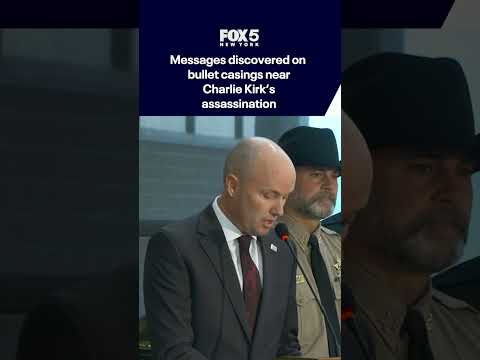 Messages discovered on bullet casings near Charlie Kirk’s assassination