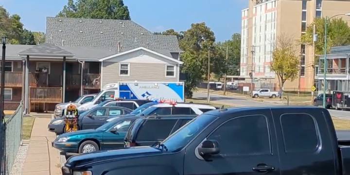 Emergency crews say person found at bottom of Springfield apartment complex swimming pool has died