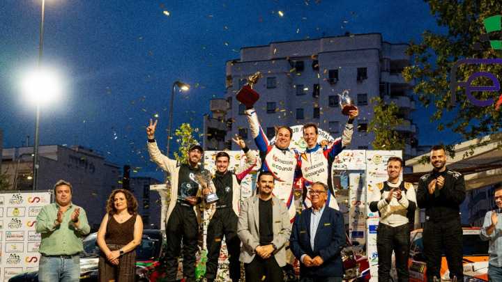 Carlos Gallardo y Francisco Izquierdo ganan su primer Rallye de la Vendimia