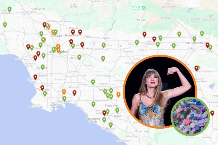 MAP: Taylor Swift’s ‘The Life of a Showgirl’ album release parties in Southern California