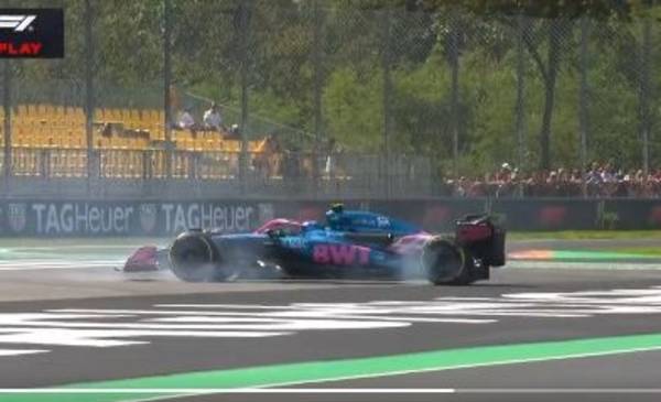 VIDEO.- Así fue el trompo el Paul Aron, el piloto que reemplazó a Colapinto en Monza