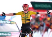 Jonas Vingegaard, ganador de la 9ª etapa de la Vuelta a España