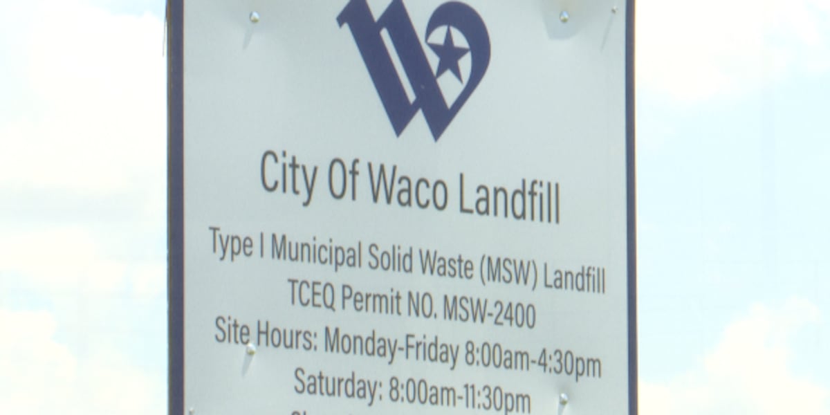 City of Waco finishes construction on new landfill, setting opening for October 1st