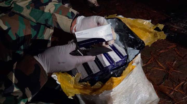 Encontraron un cargamento con ampollas de fentanilo en la frontera con Paraguay