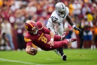 Marcus Mariota, Commanders run past the Raiders, 41