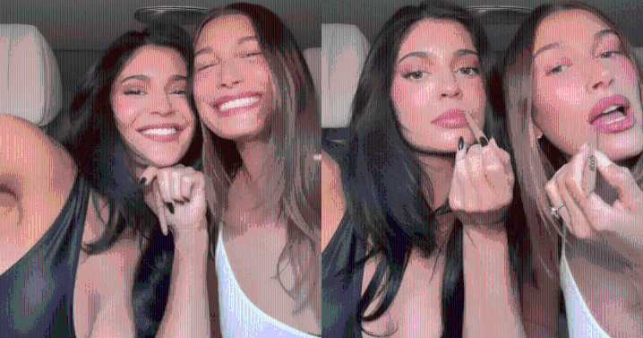 Video: Kylie Jenner & Hailey Bieber Are Supportive Besties Who Do Glam Together