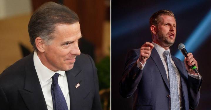 Eric Trump Takes a Swing at Hunter Biden's 'Finger Art' Amid Family Financial Controversy