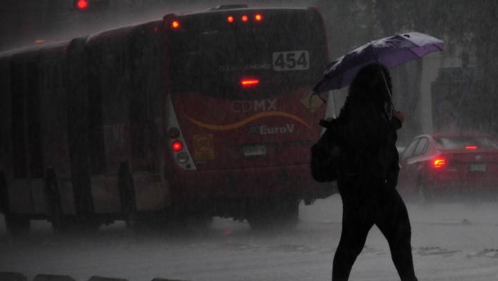Reportan lluvias en alcaldías de CdMx