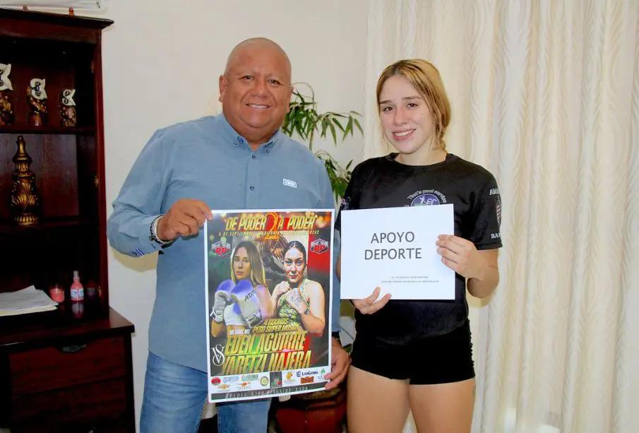 Cabo San Lucas respalda con apoyo económico a la boxeadora “La Muñeca”