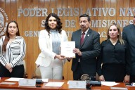Reciben las diputadas (os) informe del Poder Judicial