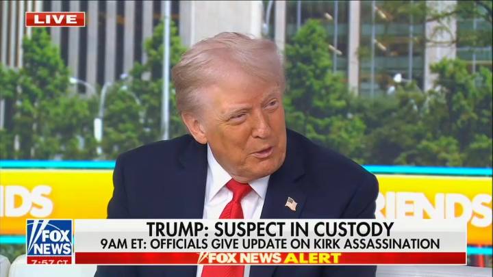 Trump Reveals His ‘Hurt’ Son Barron Was a ‘Tremendous’ Charlie Kirk Fan