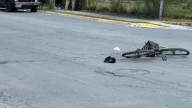 Muere ciclista de la tercera edad al ser atropellado por un camión de personal en Apodaca