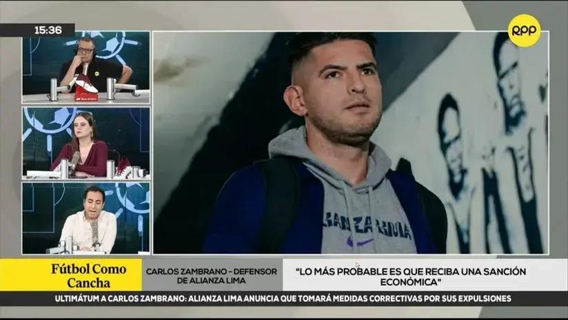 "Me hago cargo": Carlos Zambrano habló de la sanción que le impuso Alianza Lima por sus expulsiones