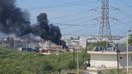 Captan momento de la explosión e incendio en fábrica de San Nicolás, Nuevo León