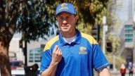 Geelong Mad Monday: Mitch Duncan dresses up in West Coast coaching gear ahead of likely move to Eagles