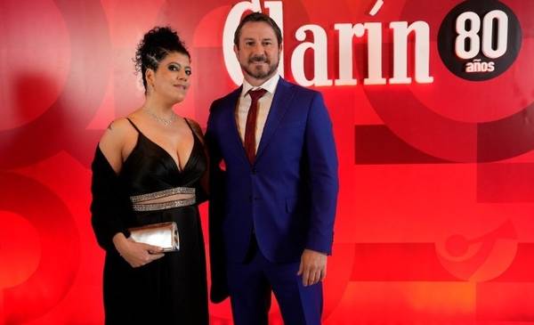 Merino estuvo presente en la gala por los 80 años de Clarín en el Teatro Colón