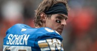 Blue Bombers receiver Dalton Schoen to miss rest of season due to knee surgery