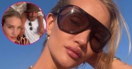 Bikini-Clad Rosie Huntington-Whiteley Sizzles in Rare Snaps With Fiancé Jason Statham