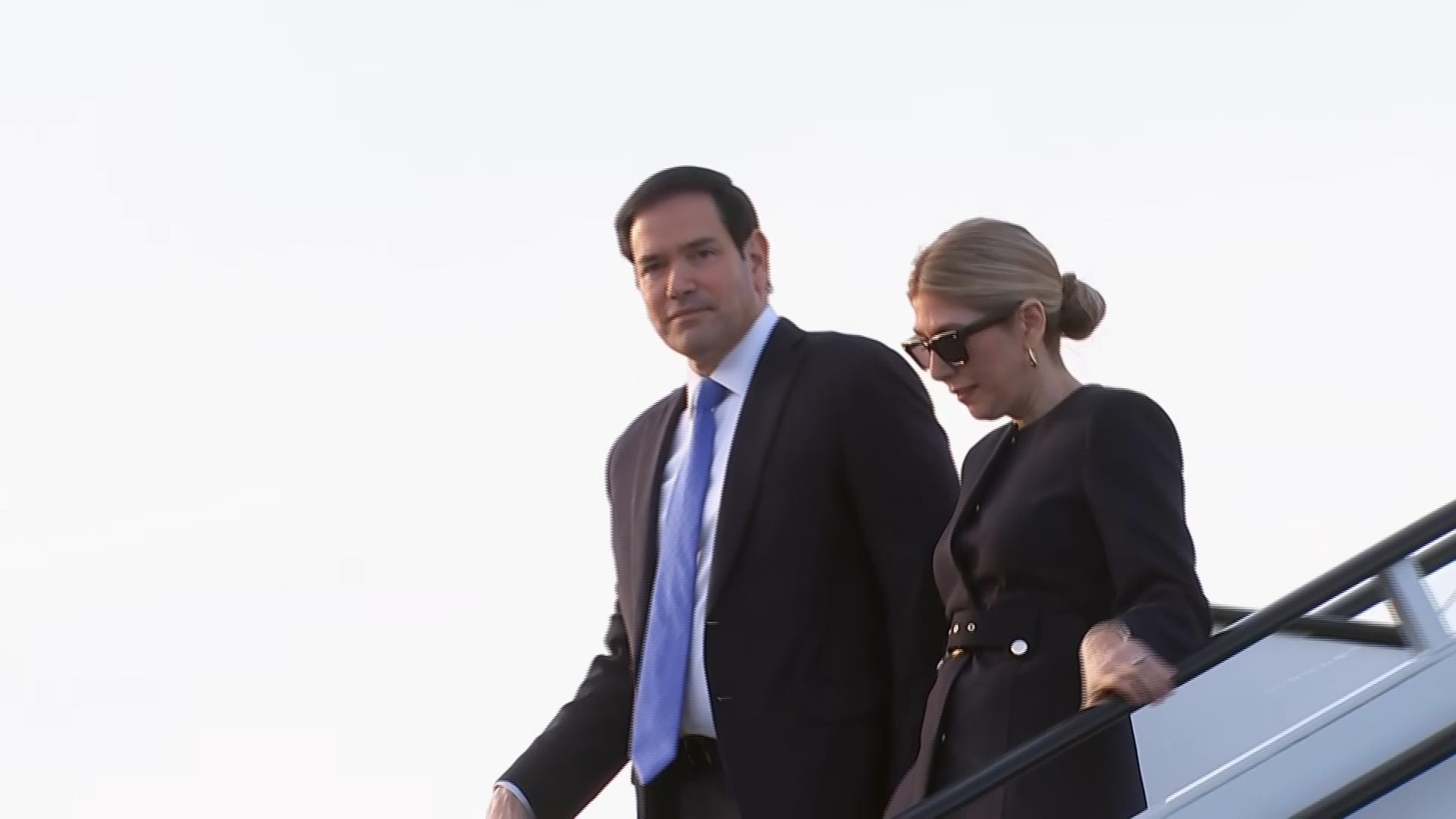U.S. Secretary of State Rubio arrives in the UK ahead of President Trump's state visit