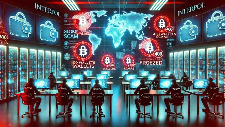 Global Crypto Crackdown: Interpol Freezes 400 Wallets In Massive Scam Operation
