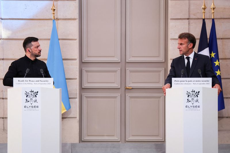 26 nations ready to take part in postwar Ukraine force, Macron says