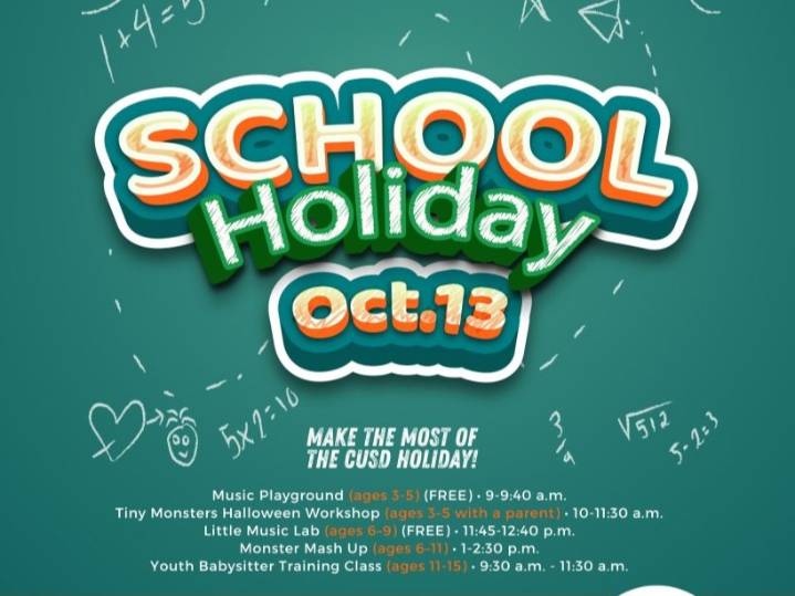 Coronado Rec offers fun-filled classes for kids on October 13, a CUSD holiday