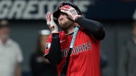 David Fry injury update after Cleveland Guardians star is rushed to hospital after 99mph pitch smashes him in face