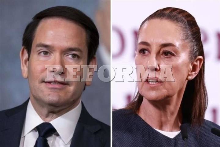 Arriba Rubio a Palacio Nacional para reunión con CSP