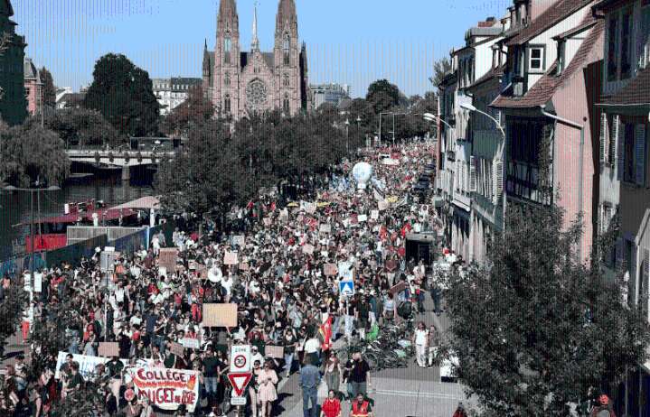 Multitudinario rechazo francés a Macron y su plan de austeridad