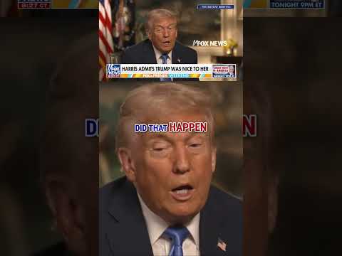 Trump reacts to Harris’ BOMBSHELL book  claim #foxnews #news #shorts #politics