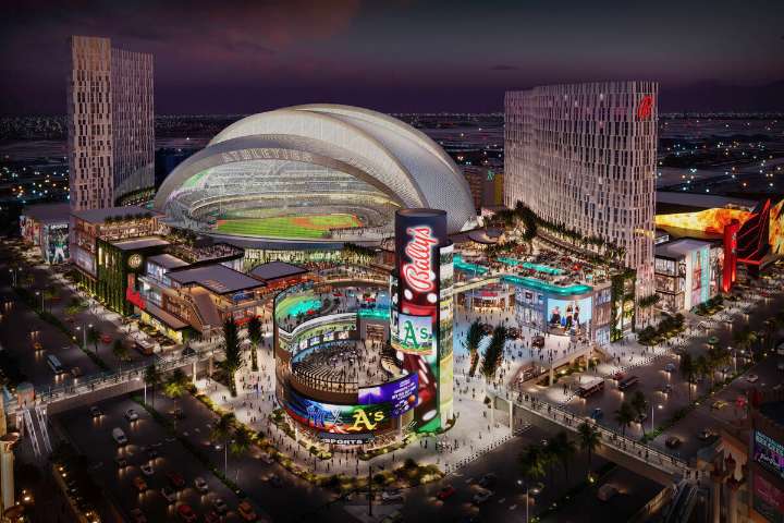 Las Vegas A’s ballpark district will include Bally’s hotel, dining, retail
