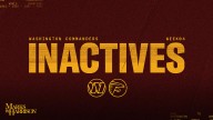 Commanders vs. Falcons Week 4 inactives