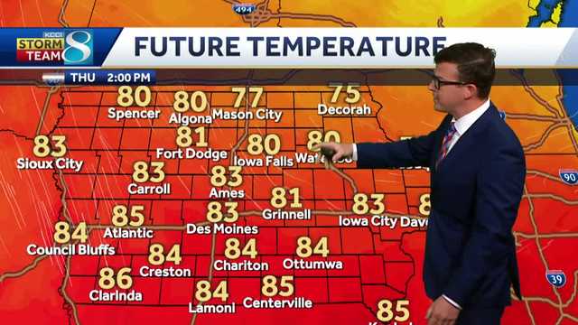 Des Moines weather: Warming up with rain chances into the weekend