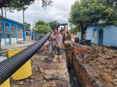 En Los Guayos optimizan sistema de aguas servidas en la comunidad de Las Agüitas