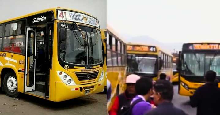 Transportistas de la línea 41 bloquean la Panamericana Norte y exigen soluciones frente a la extorsión