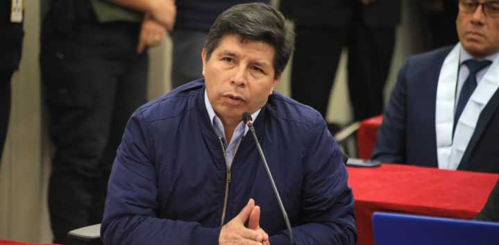PJ admite apelación presentada por Pedro Castillo para anular su juicio por fallido golpe de Estado