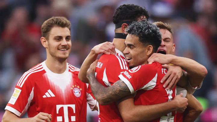 Luis Díaz, celebre: así fue el primer gol de Bayern Múnich contra Chelsea, en Champions