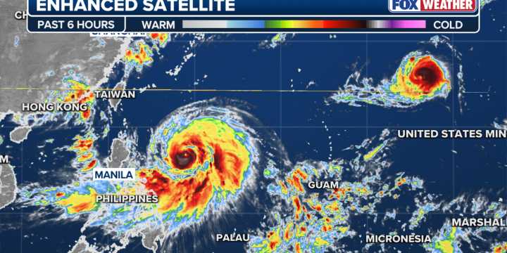 West Pacific cyclones jockey to become season’s first super typhoon
