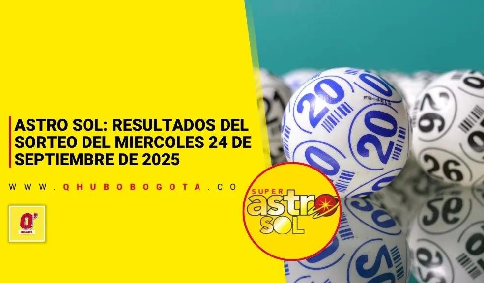 Astro Sol: resultados sorteo del miércoles 24 de septiembre