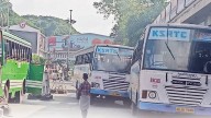 Protest over KSRTC barricade in East Fort; Private buses off roads in Thiruvananthapuram