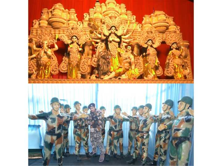 Durga Puja 2025: Chatribari samity pay tribute to Indian Army