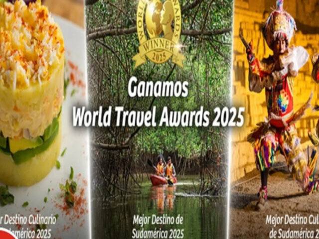 Perú gana cuatro premios en los World Travel Awards 2025 en México